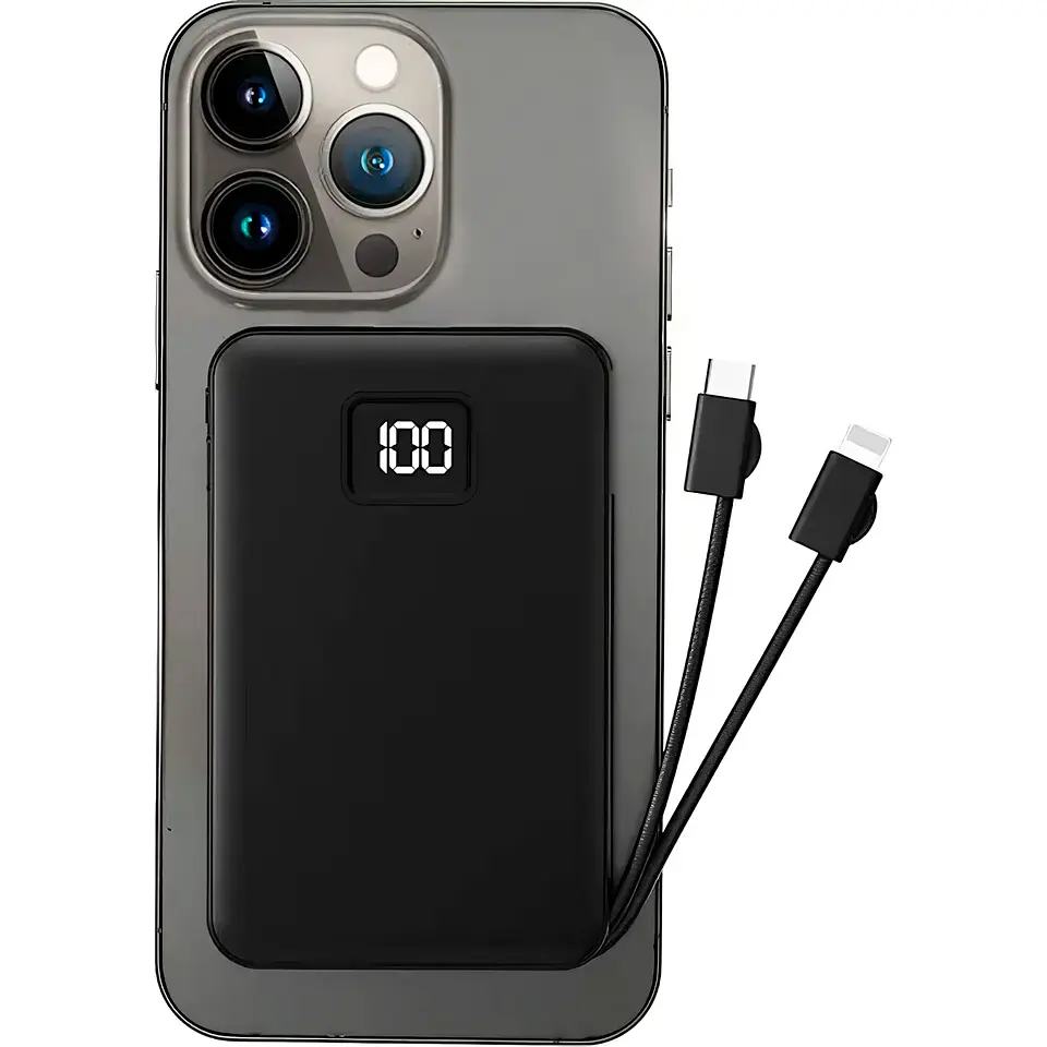 Внешний аккумулятор Wiwu JC-15 Magnetic 10000mAh 22.5w Black [99468] - фото 3