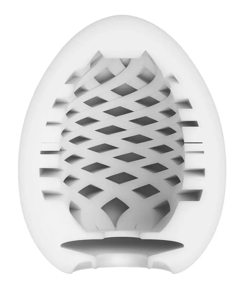 Мастурбатор яйце Tenga Egg Wonder Mesh білий - фото 2