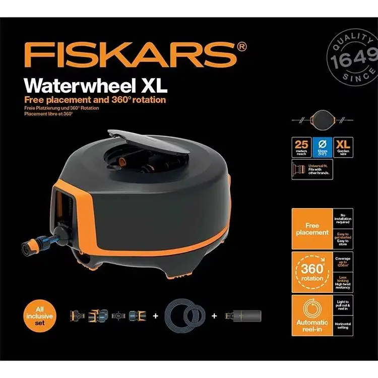 Шланг Fiskars X-series XL з автоматичною котушкою (1067549) - фото 3