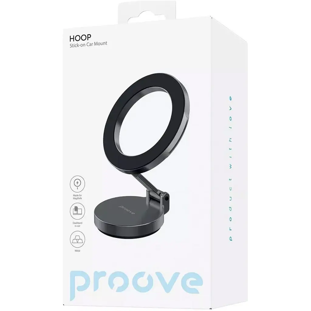 Автотримач Proove Hoop Stick-on Magnetic Ring (CHHS00000005) [133342] - фото 3