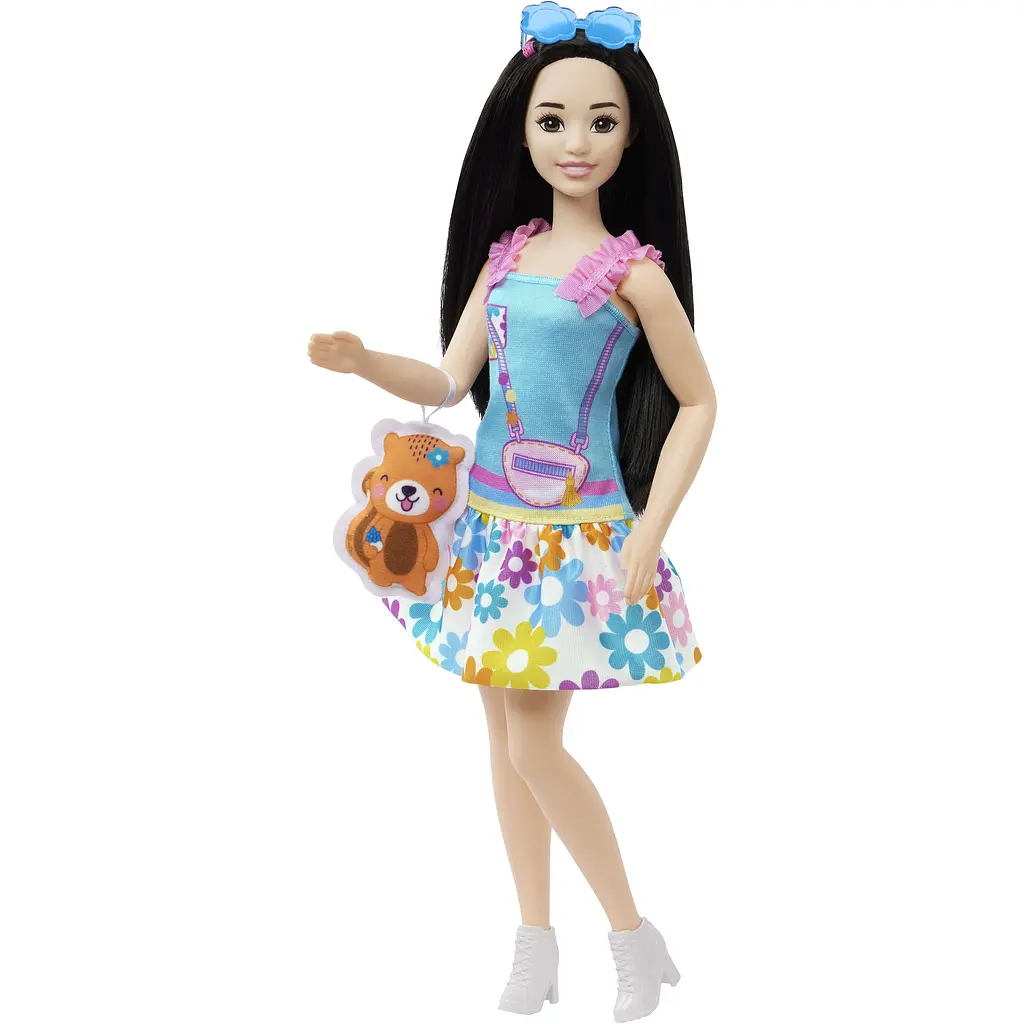 Лялька Barbie Моя перша Barbie Брюнетка з білченям (HLL22) - фото 3