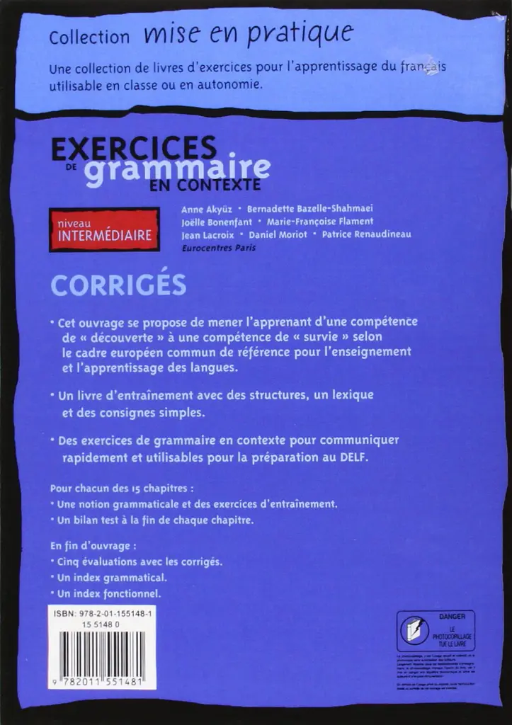 Exercices De Grammaire. Corriges A2. Niveau Intermediaire - Anne Akyuz - фото 2