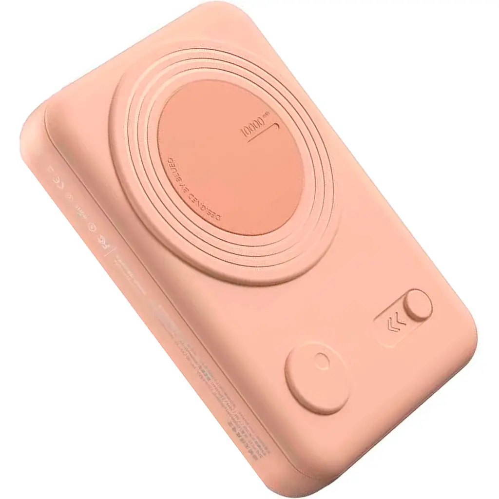 Зовнішній акумулятор Blueo Magnetic Wireless Power Bank With Stand 20W 10000mAh Pink (P010PNKS) [105995] - фото 2