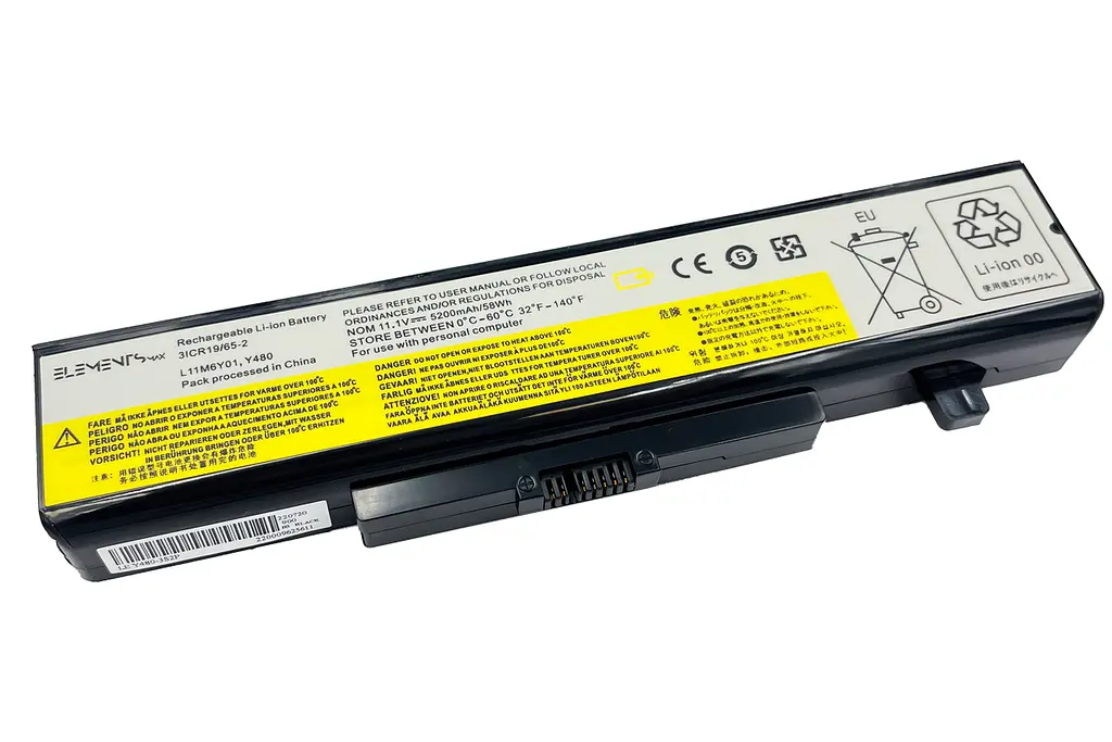Акумулятор для Lenovo IdeaPad G480 G580 Y480 Y580 Z380 Z480 Z485 Z580 Z585 11.1V 5200 mAh (Y480-3S2P-5200) - фото 3