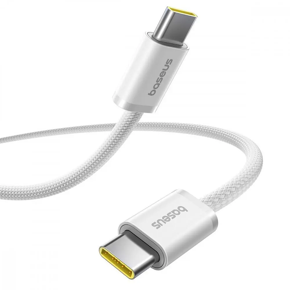 Кабель Baseus Dynamic 4 Fast Charging Type-C to Type-C 100W (2m) white (P10381400211-01) - фото 3