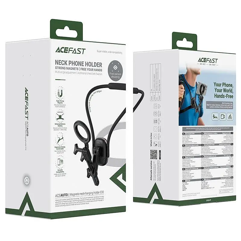 Тримач ACEFAST magnetic neck-hanging holder E32 - фото 2