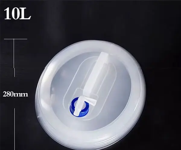 Каністра пакет для води складана з ручкою та краном ViO PE-FT 10l, трансформер, 10 л, прозора - фото 5