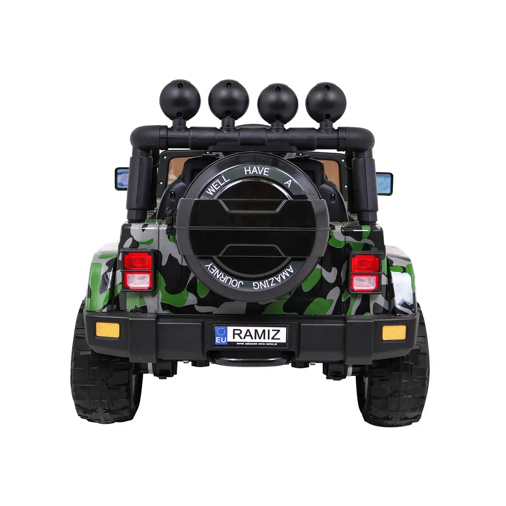 Електромобіль Ramiz Full Time 4WD Audio LED 12 В,білий (PA.BRD-7588.BIA) - фото 11