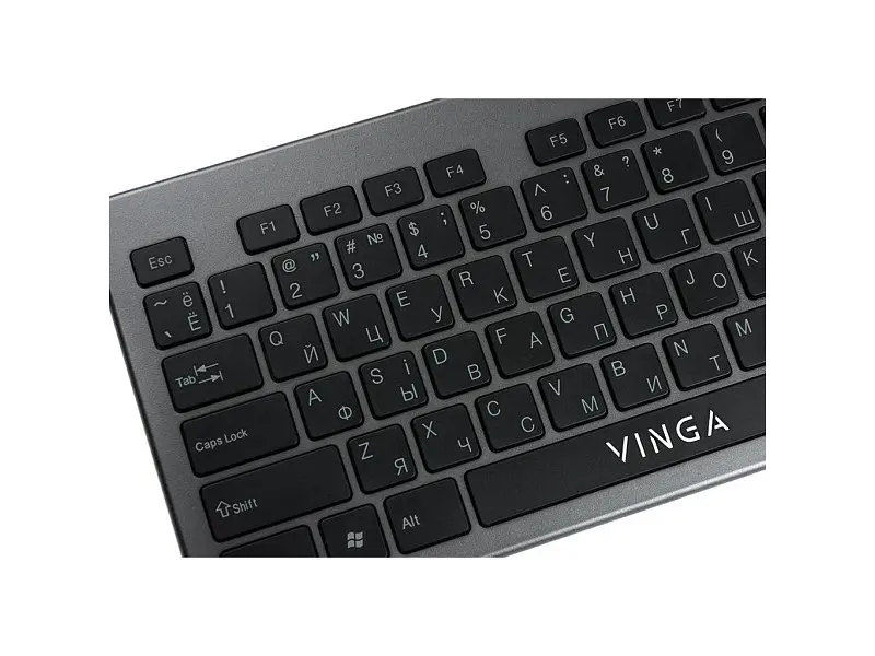 Клавіатура Vinga KB735 Black-Gray - фото 7