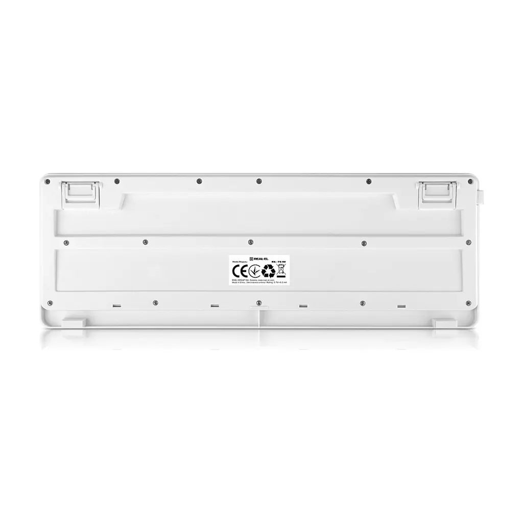 Клавіатура REAL-EL RK-761W Wireless White (EL123100059) - фото 8