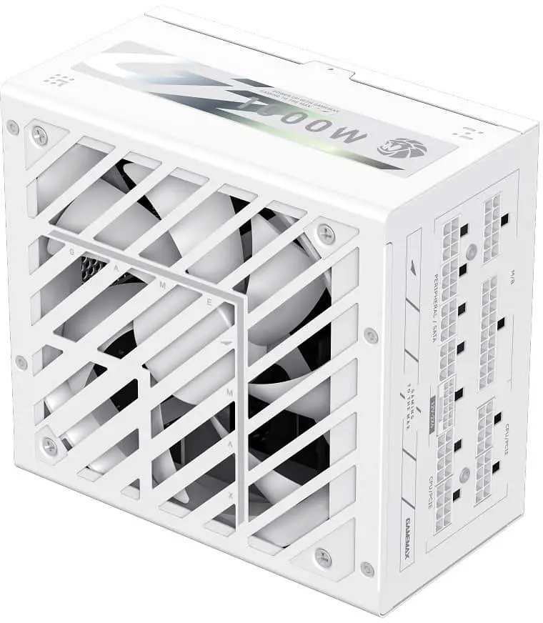 Блок живлення GameMax GZ 1000G 1000W ATX 3.1 80+ Gold (GZ 1000G WH) White - фото 3