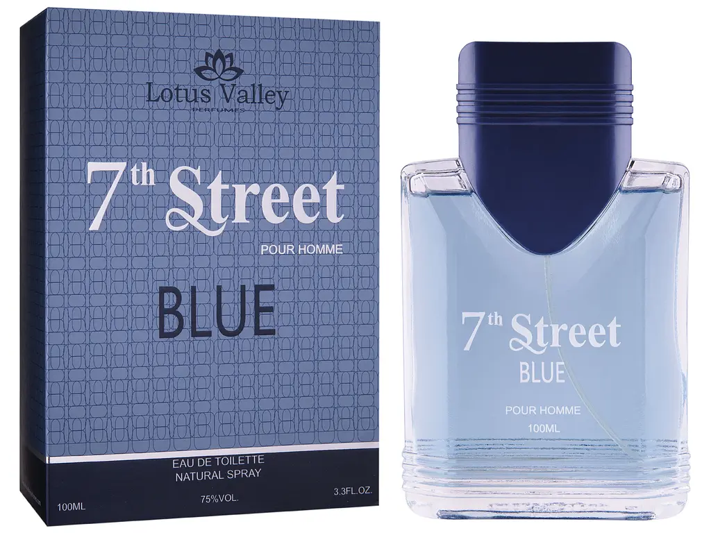 Туалетна вода для чоловіків Lotus Valley 7th Street Blue Homme 100мл (MM32151) - фото 2