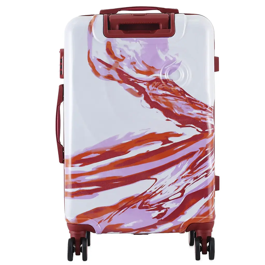 Валіза Semi Line 24" (M) White/Red Print (T5654-2) - фото 4