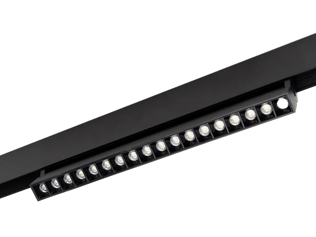 Магнитный трековый поворотный светильник KW-293/18W NW DC48V BK Brille 48-182 - фото 2