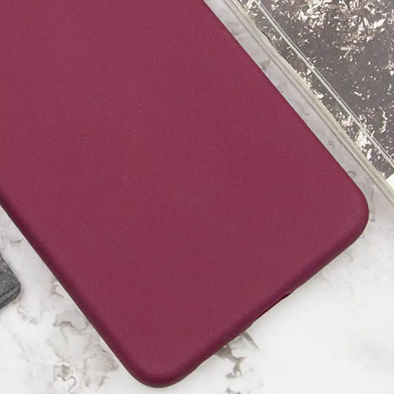 Чохол Silicone Cover Lakshmi Full Camera (AAA) для Oppo A57s / A77s Бордовий / Plum - фото 3