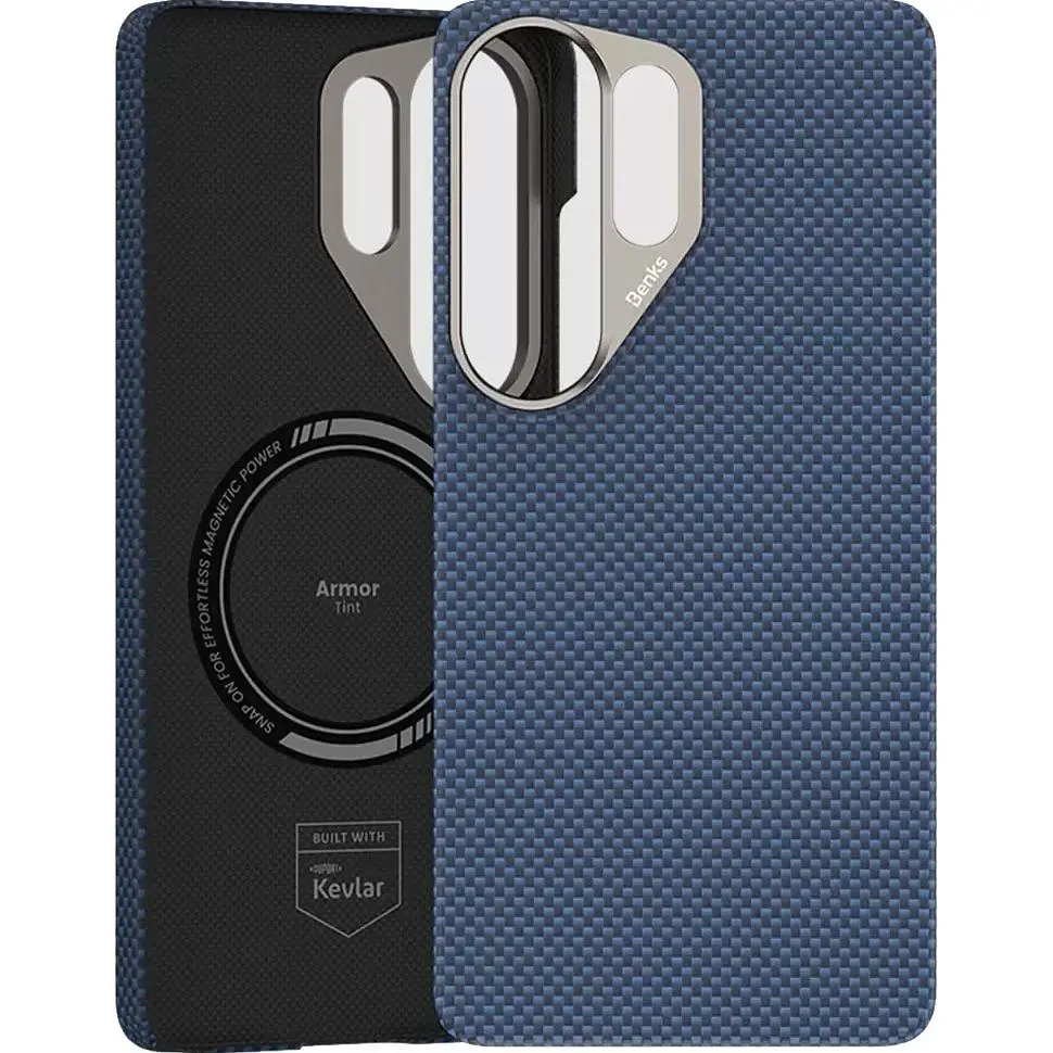 Чохол Benks Magnetic Kevlar ArmorTint для Samsung Galaxy S26 Ultra Blue [160428] - фото 2