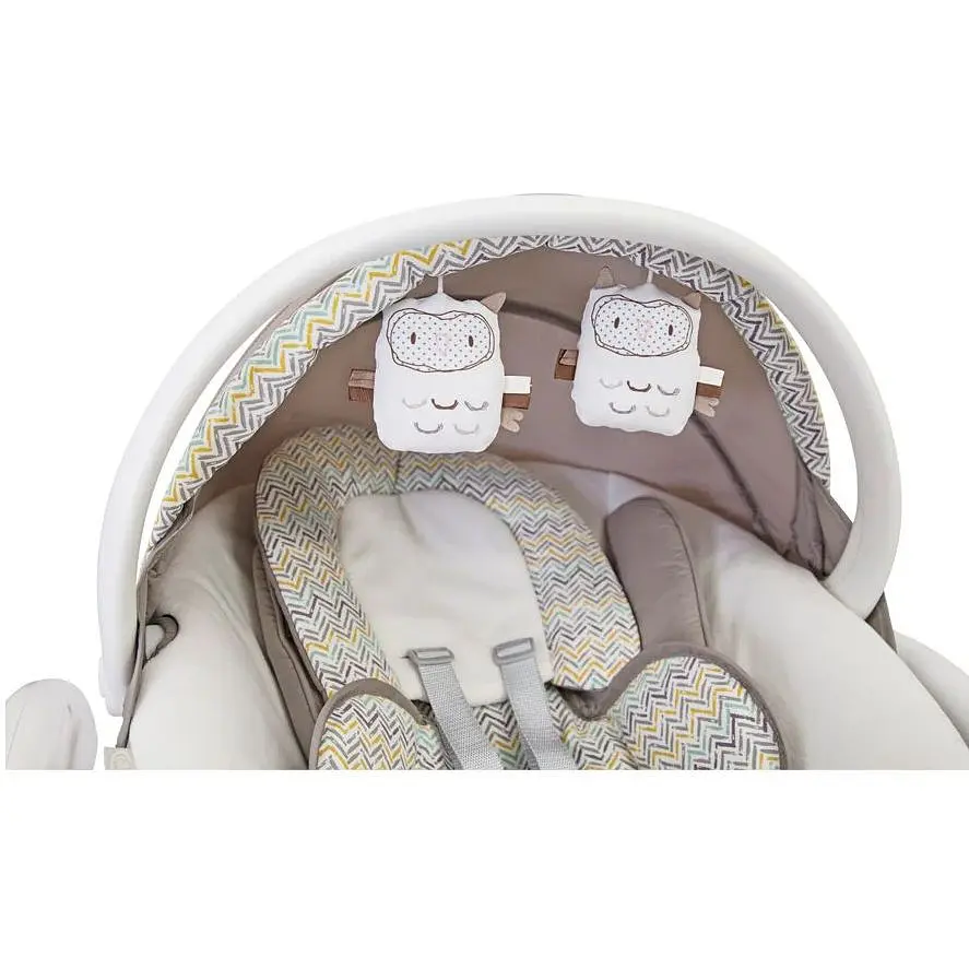 Заколисуючий центр Graco Glider Elite Chevron, бежевий - фото 4