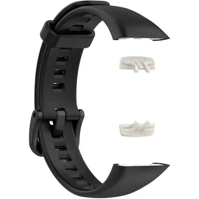 Ремінець DK Silicone Sport Band Classic для Honor Band 6 / 7 (011342) (black) - фото 6