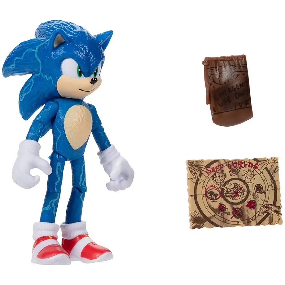 Ігрова фігурка Sonic the Hedgehog 2 W2 Сонік, з артикуляцією, 10 см (41495i) - фото 2