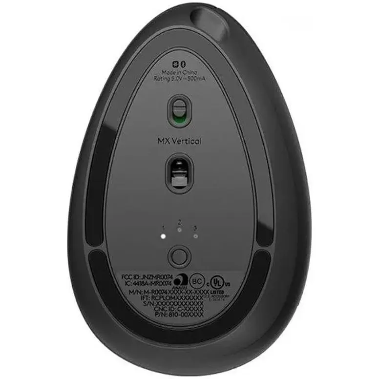 Миша бездротова Logitech MX Vertical Black (910-005448) - фото 5