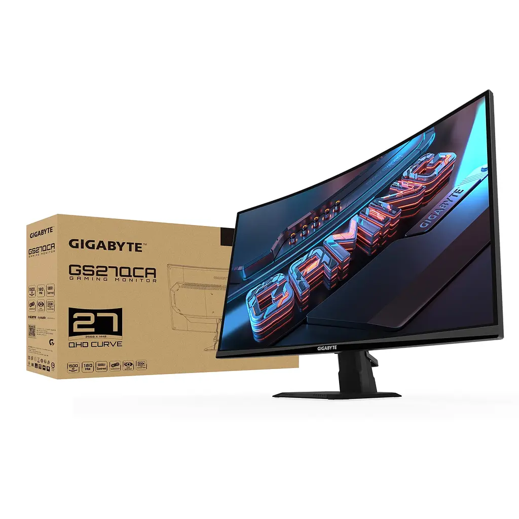 Монітор Gigabyte 27 GS27QCA VA Black 180Hz Curved - фото 8