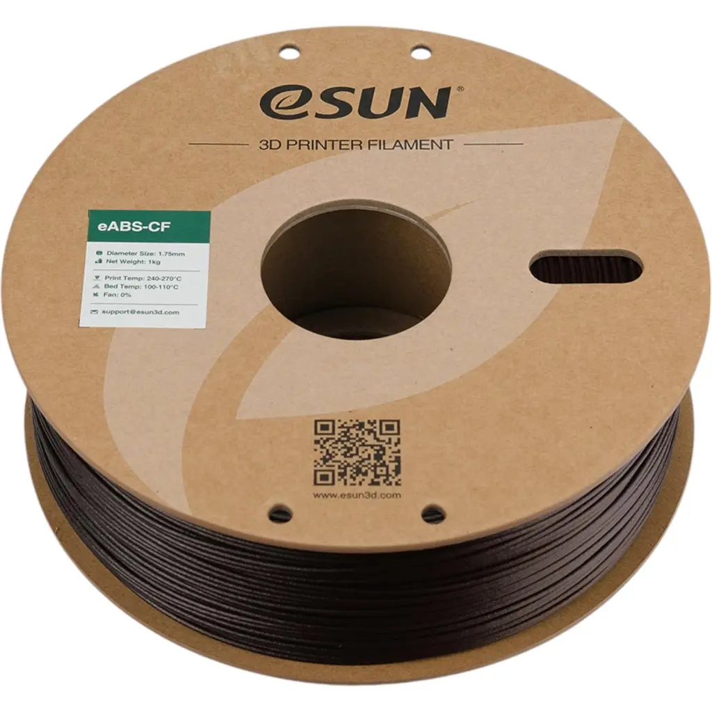 Пластик для 3D-принтера eSUN EABS-CF 1,75mm 1kg DARK RED (EABS-CF-P175AR1) - фото 2