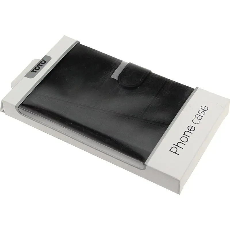 Чохол-книжка Toto Book Silicone Slide Universal Cover 6.5" (№1) Black - фото 2