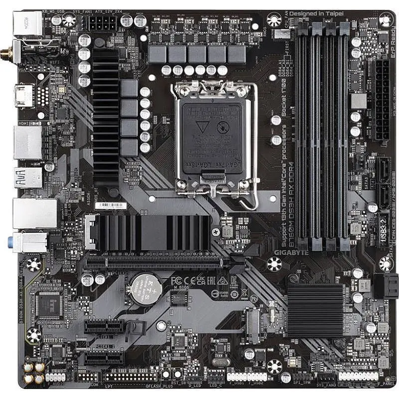 Материнська плата Gigabyte B760M DS3H AX DDR4 [142009] - фото 2