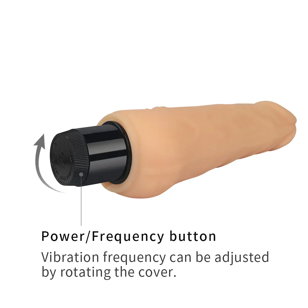 Реалістичний вібратор Xtreme Feel Vibrator тілесний 18см - фото 5