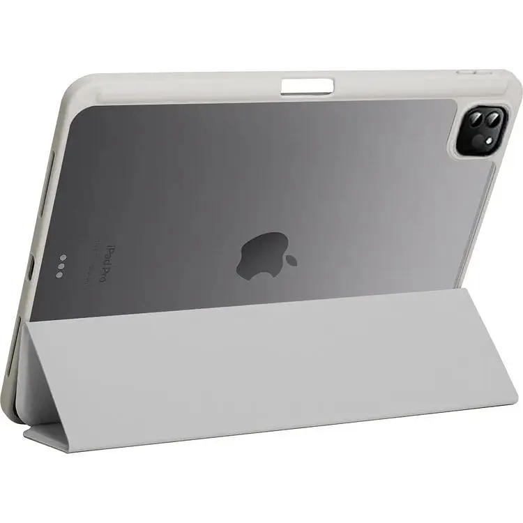 Чохол-книжка BeCover Soft Edge TPU з кріпленням Apple Pencil для Apple iPad Pro 12.9 2020/2021/2022 Gray (711709) - фото 2