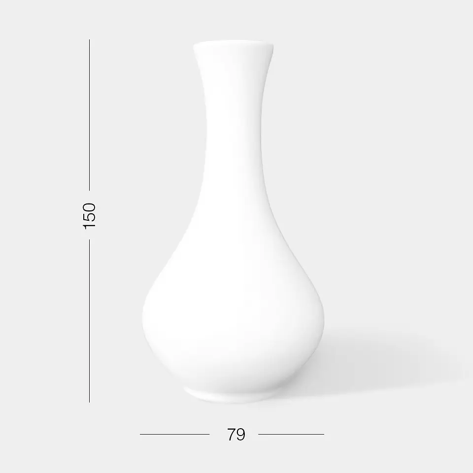 Ваза для квітів МВМ My Home Перлина 79x150 мм біла (DH-FLOWERS-30 WHITE) - фото 4