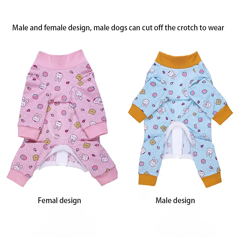 Боді, піжама, післяопераційна попона Wan Talk Fashion Male blue bear, XS - фото 4