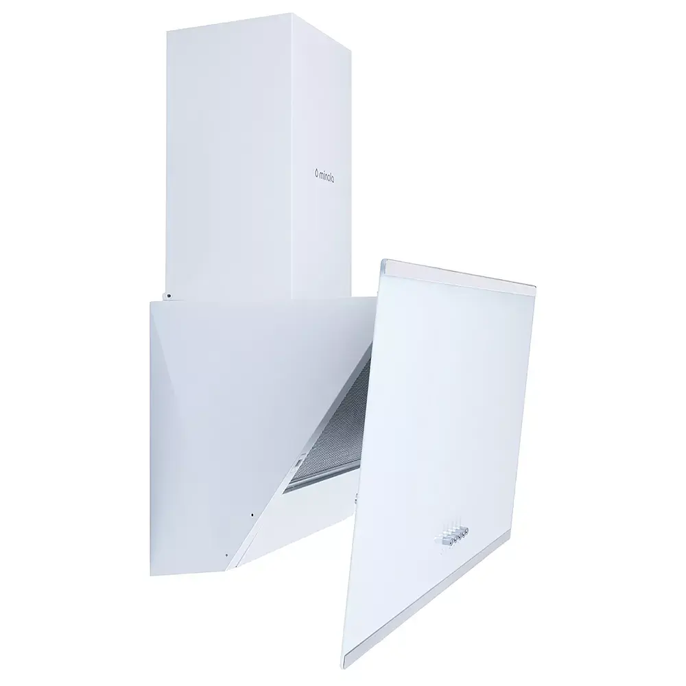 Витяжка декоративна похила Minola HDN 6202 WH/INOX 700 LED - фото 3