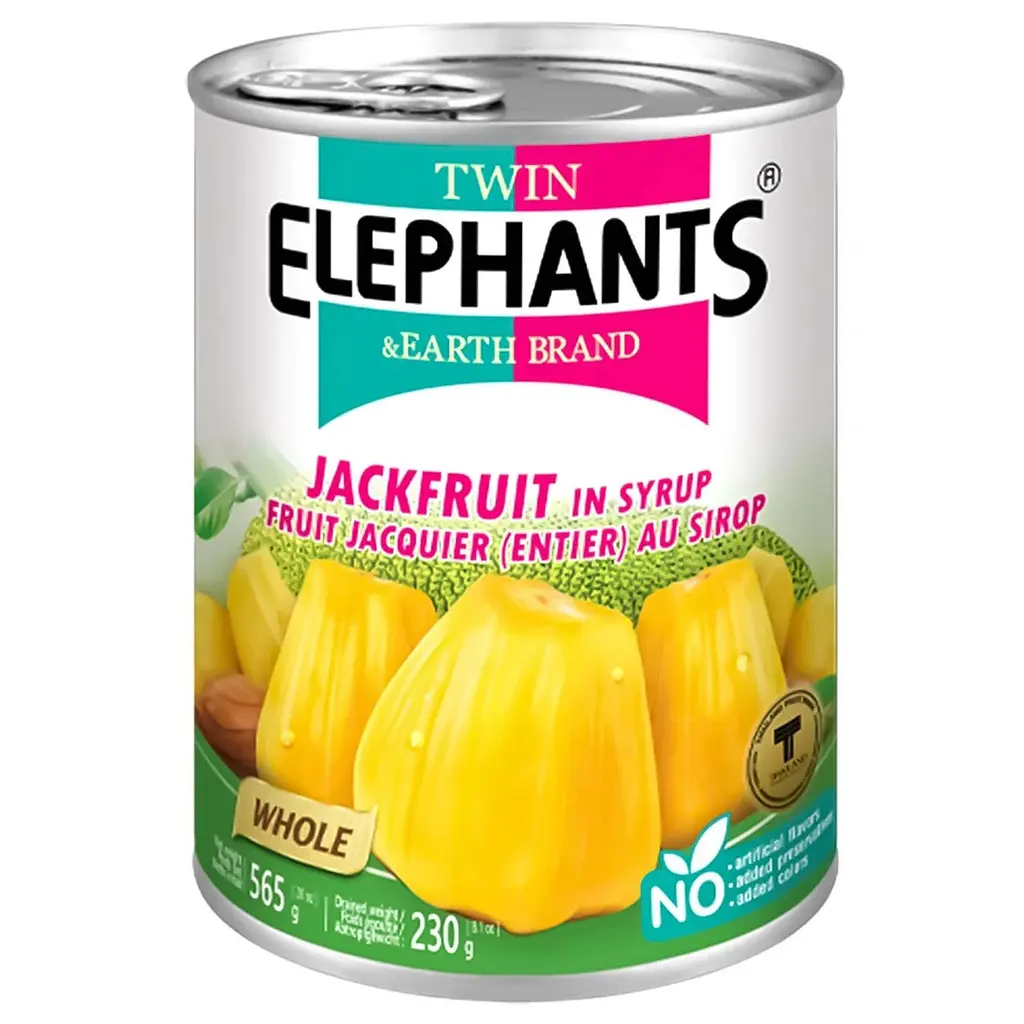 Джекфрут Twin Elephants Jackfruit in syrup 565 г