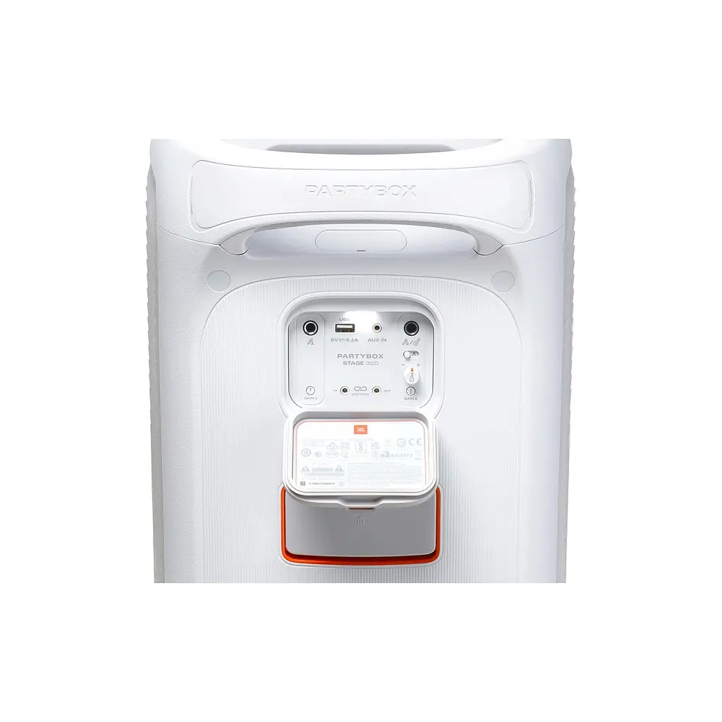 Акустична система JBL PartyBox Stage 320 White (JBLPBSTAGE320SWEP) - фото 8