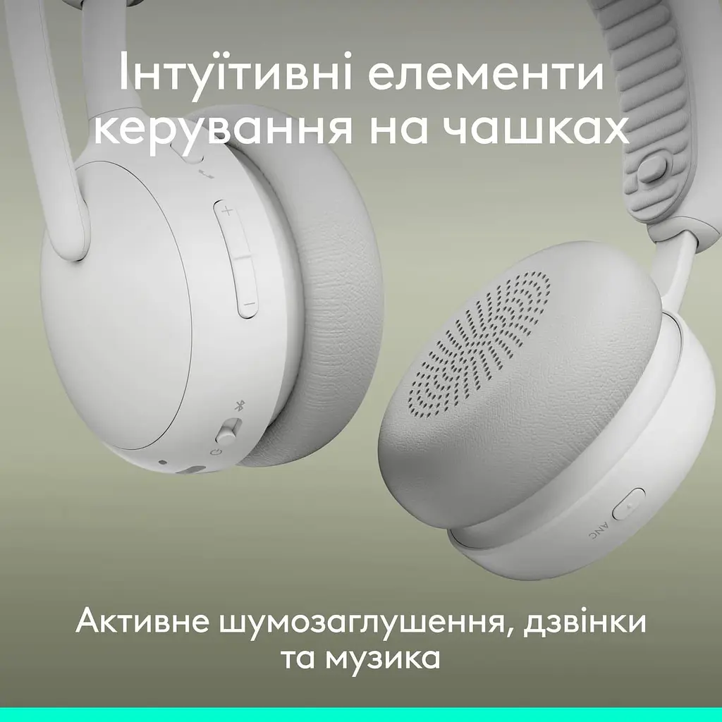 Гарнітура Logitech Zone Wireless 2 ES Headset White (981-001508) - фото 8