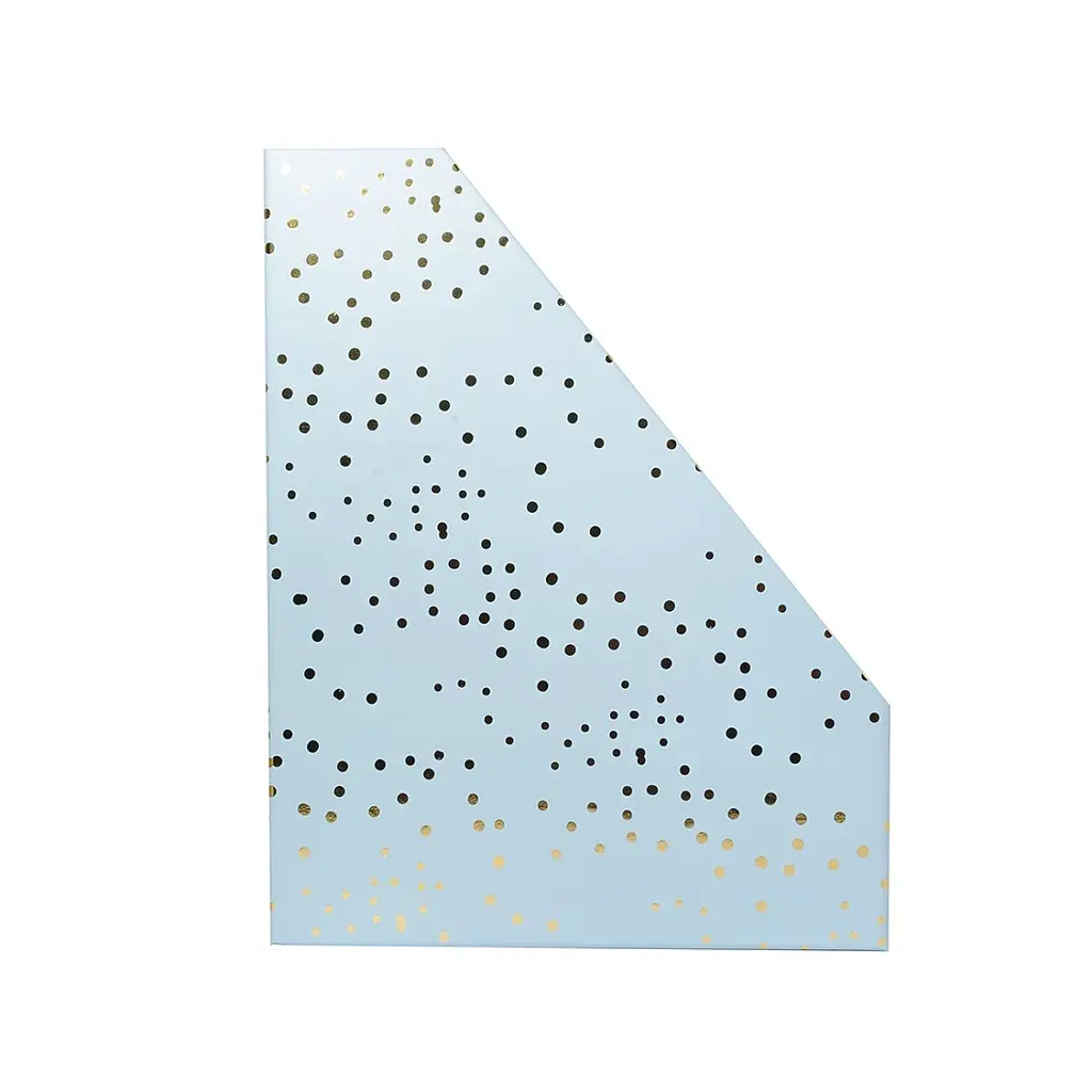 Лоток для документів Yes Calma вертикальний фольга 32х25х8 см блакитний (707311) - фото 2