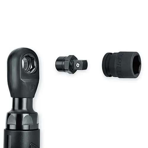 Тріскачка пневматична 1/4"/ 3/8"/ 1/4"HEX 54 N/m 400 об/хв mini TOPTUL GDAE0402 - фото 3