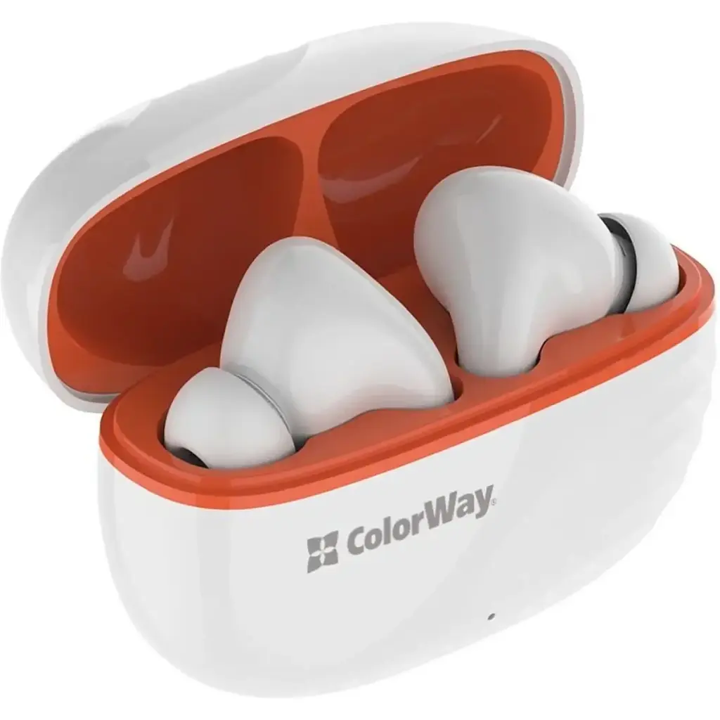 Навушники бездротові СolorWay Slim TWS-5 Earbuds White (CW-TWS5WT) - фото 2