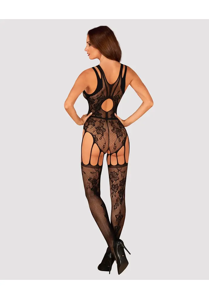 Бодистокінг Obsessive F239, S/M/L (чорний) - фото 4