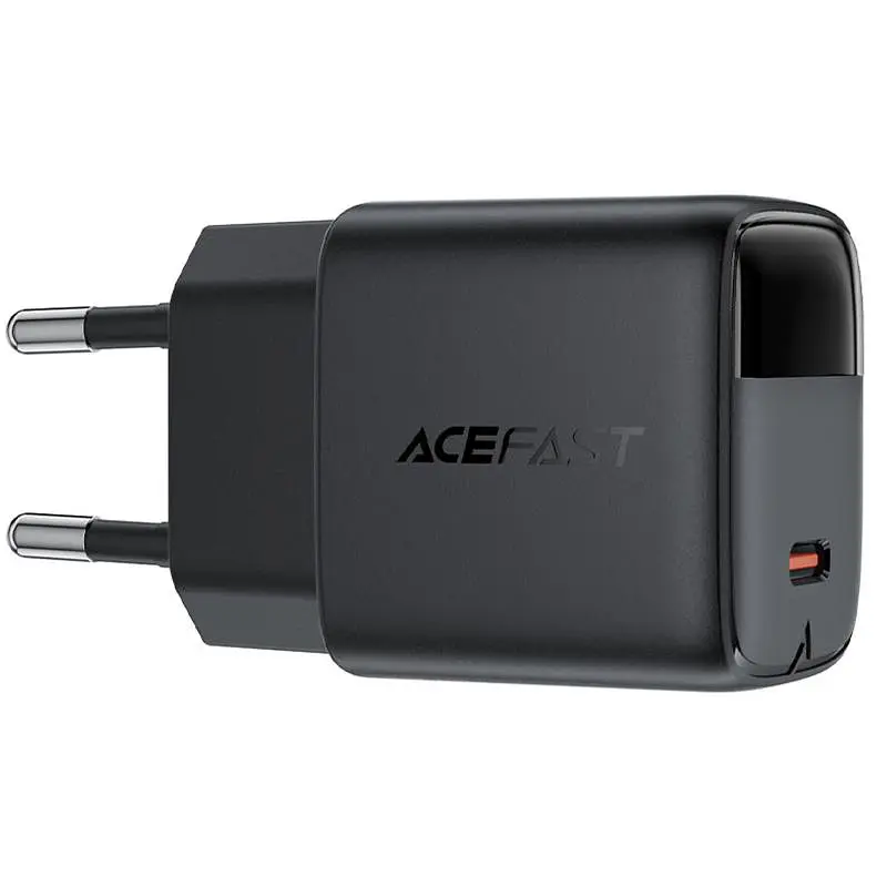 МЗП Acefast A113 PD20W GaN (1USB-C) + кабель Type-C to Type-C Black - фото 4
