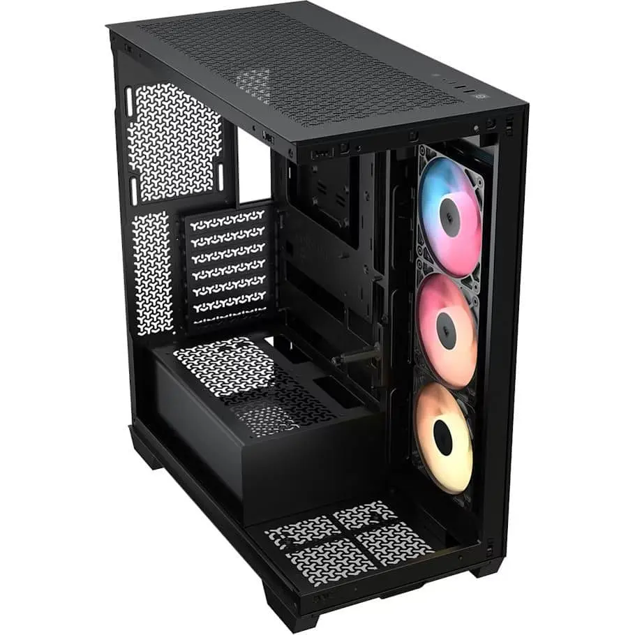 Корпус Corsair 3500X RS-R ARGB Tempered Glass без БП (CC-9011322-WW) Black - фото 8