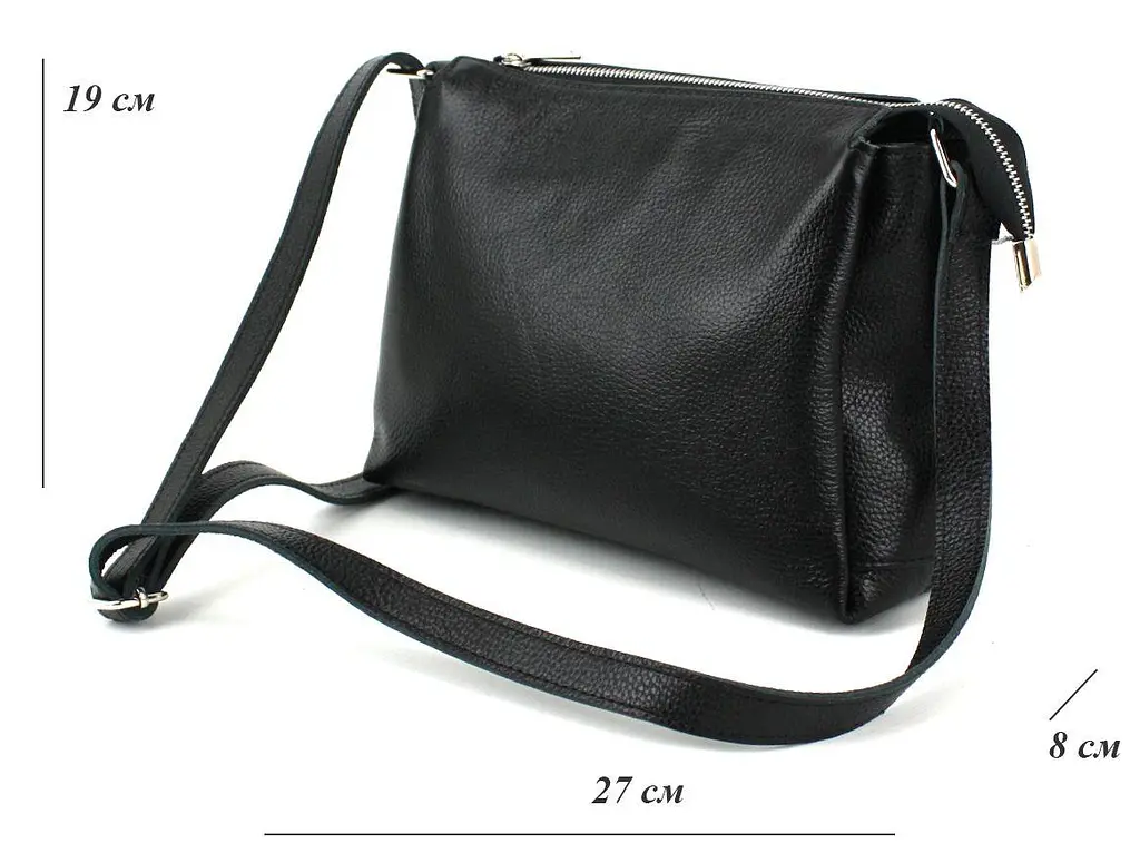 Жіноча шкіряна сумка Wallaby 31х19.5х9 см sum0015630 - фото 5
