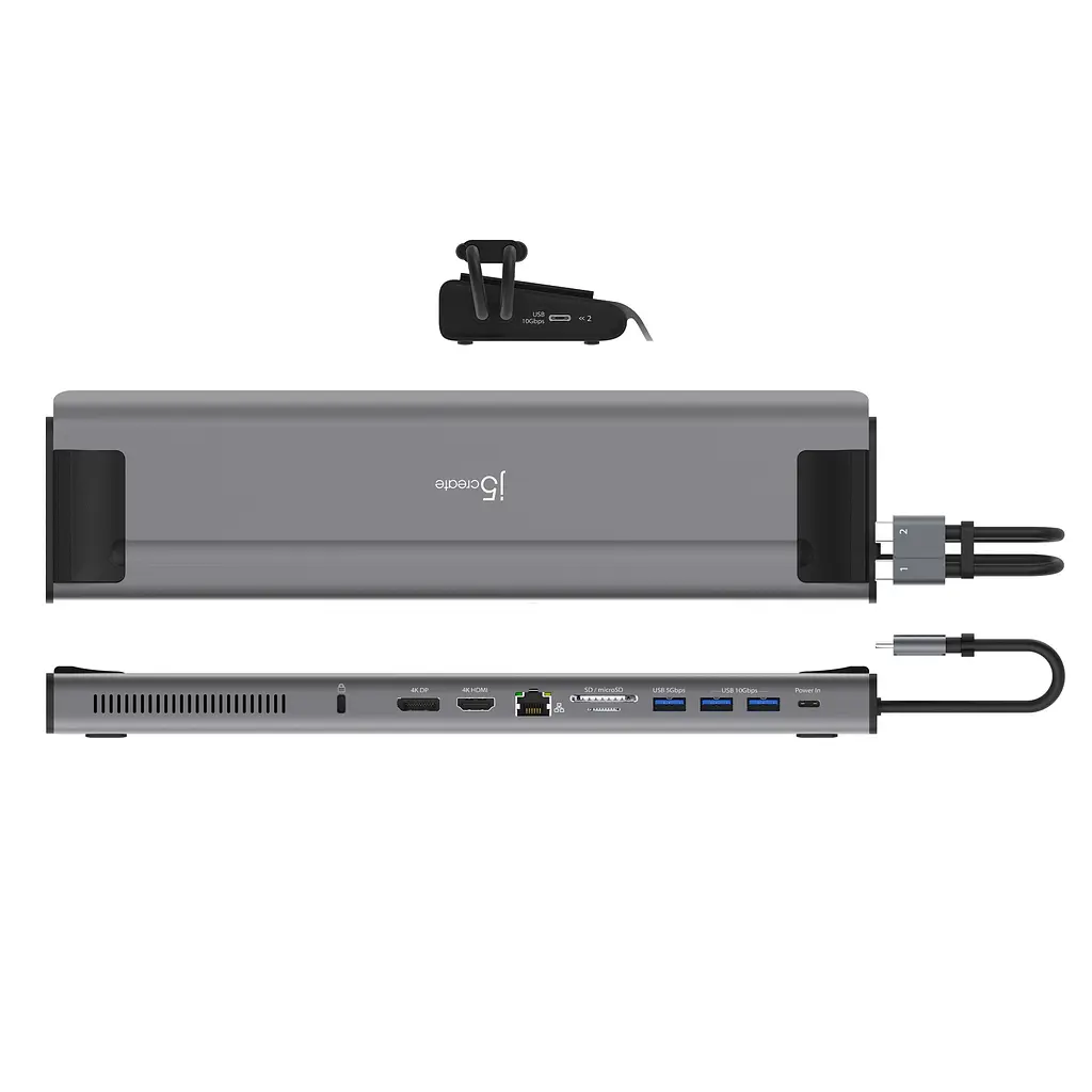 Док-станція J5create USB-C 12-в-1 (JCD552-N) - фото 7