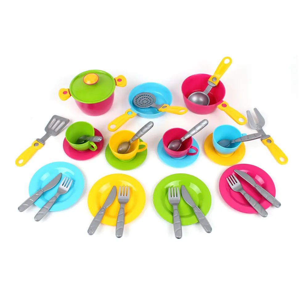 Дитячий набір "Кухонний набір №5"ТехноК 3282TXK з підставкою для сушіння - фото 3