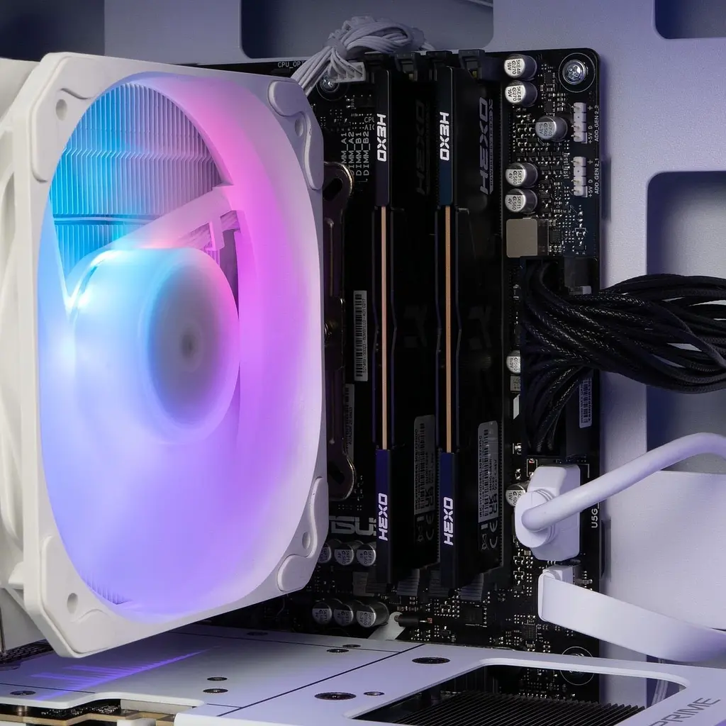 Комп'ютер HEXO Gaming TwinFront Pro (HGP-B850TF7700N507-D532S1TWH) White / AMD Ryzen 7 7700 (3.8-5.3), 8 ядер / NVIDIA GeForce RTX 5070 / 32 ГБ (DDR5) / 1024 ГБ (SSD) - фото 7