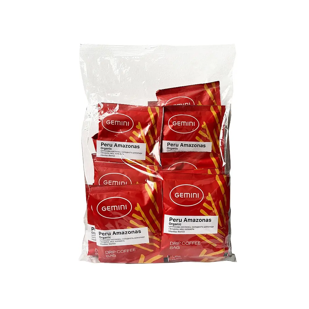 Кава дріп Gemini Peru Amazonas Organic 20 шт - фото 3