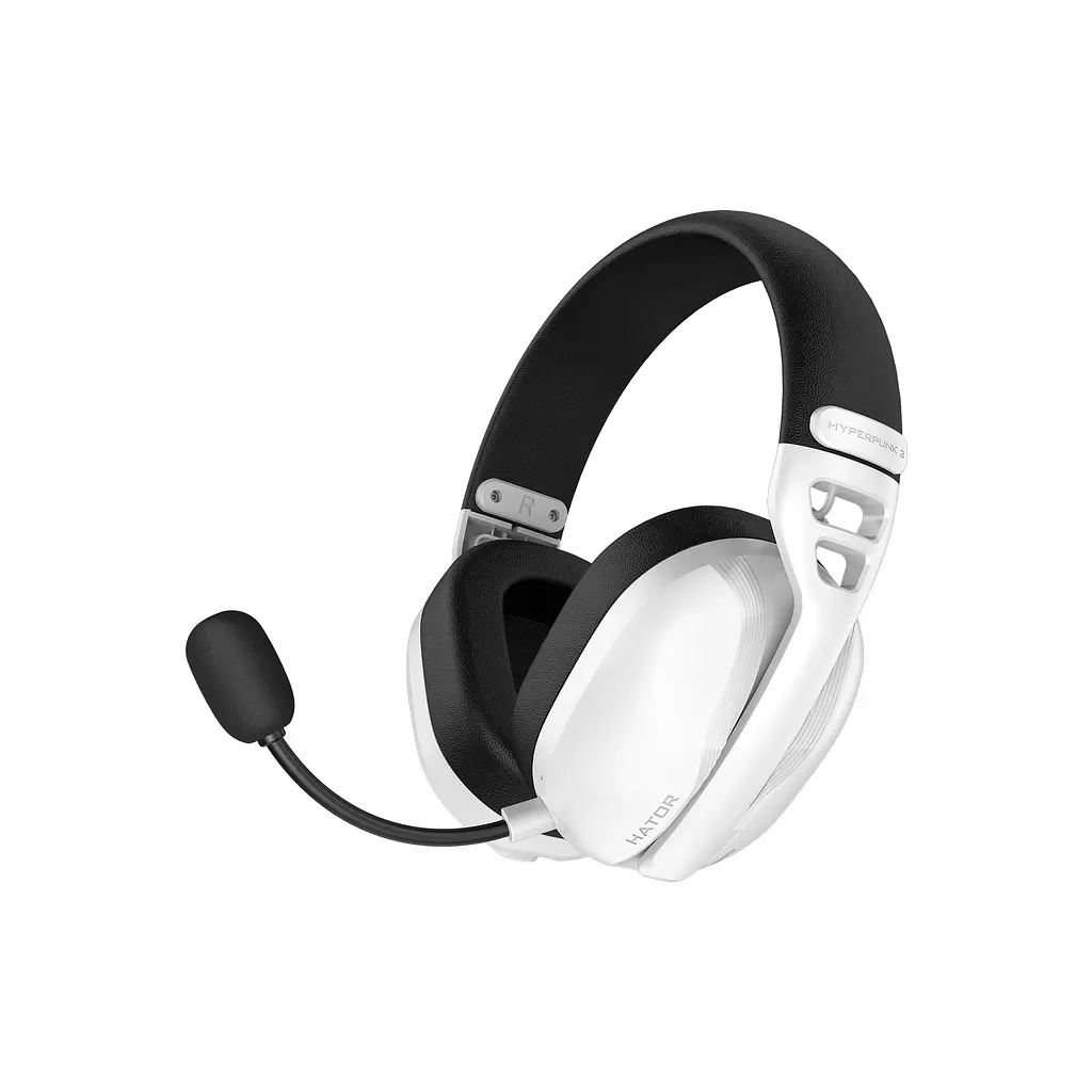 Навушники Hator Hyperpunk 3 Wireless Hi-Res SyncHUB connection White (ESH16) - фото 2