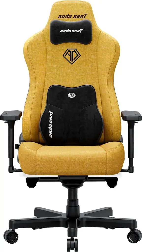 Ігрове крісло Anda Seat Kaiser 3E XL Bright Yellow Fabric (AD23YC-XL-09-Y-CF-Y01) - фото 2
