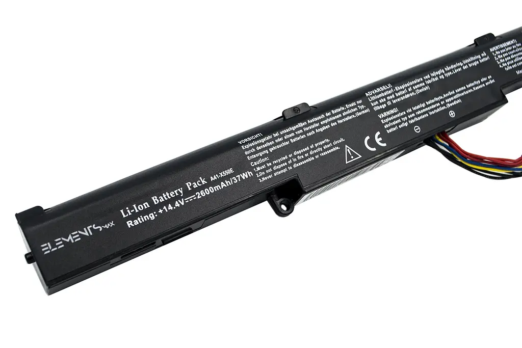 Акумулятор для Asus A450C A750J F450E F450J K550D K751M R571J X450J X750J 14.4V 2600 mAh (X550E-4S1P-2600) - фото 5